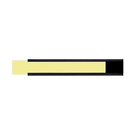Magna Visual Magnetic Cardholders, 1 in. x 6 in., PK10 MCH-12-6-0P
