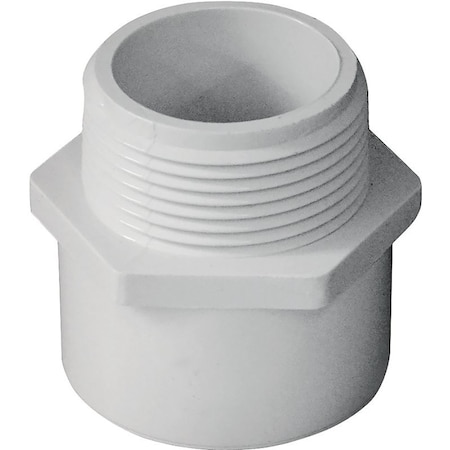 Lasco IPEX Pipe Adapter, 1-1/4 in, Socket x MPT, PVC, SCH 40 Schedule 435605