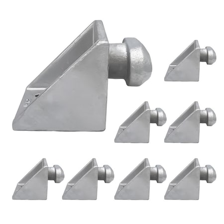 Mytee Products Shipping Containers Side Twist Lock for Connect Containers Placed into Position, 8PK CSTLx8