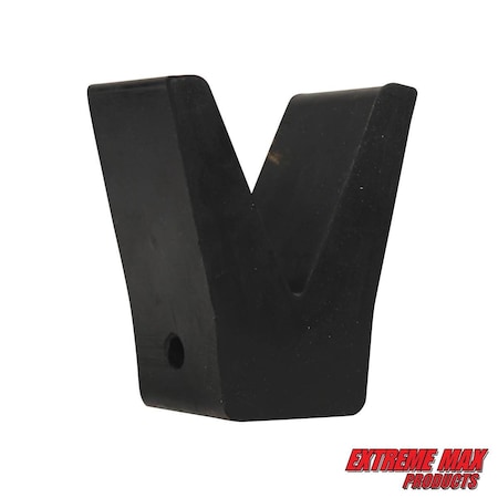 Extreme Max 3005.2187 Transom Saver - Rubber V-Block Only 3005.2187