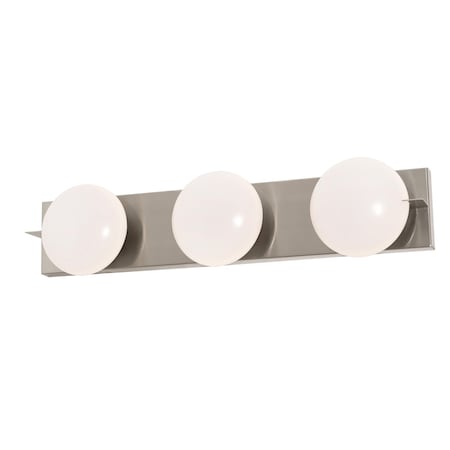 Afx Gates, 24'' LED Vanity Light, Satin Nickel GATV2406LAJD1SN