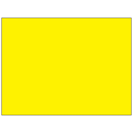 Bsc Preferred 4 x 4'' Fluorescent Yellow Inventory Rectangle Labels DL638L