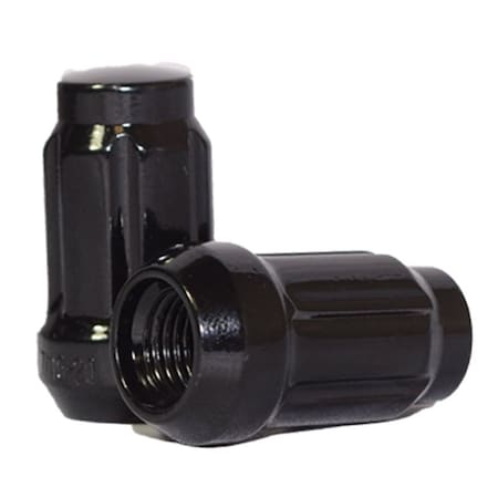 Coyote Wheel Accessories LUG NUTS, Carbon Steel, 1.38 in, 60 Degree Conical 341144BLK