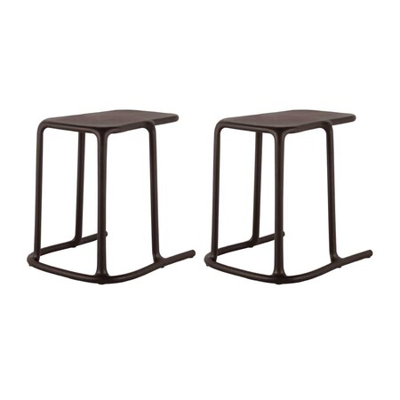 Lagoon Uno Resin C-Shape Side Table, 2PK 7095N3-SSLGS