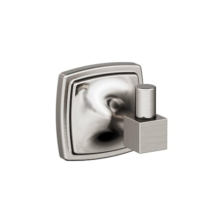 Amerock Stature Brushed Nickel Transitional Single Robe Hook BH36090G10
