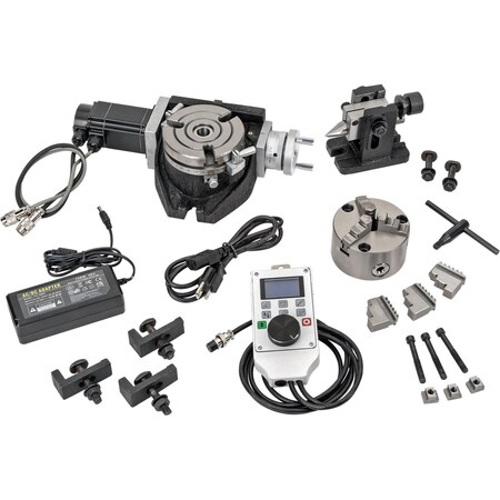 Grizzly 4-3/8" Power DRO Rotary Table Set T1192