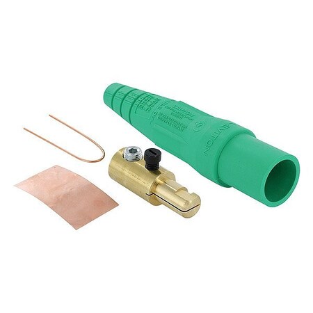 Leviton Single Pole Inline, 400 A, Male, Green 16D23-UG
