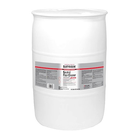 Rust-Oleum Professional Cleaners Neutral Floor Cleaner, Drum, 55 Gallon 385340