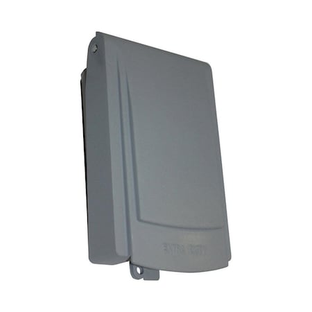 Sigma Engineered Solutions Slimline Rectangle Plastic 1 Gang InUse Cover for Protection From Weather Gray 3549789