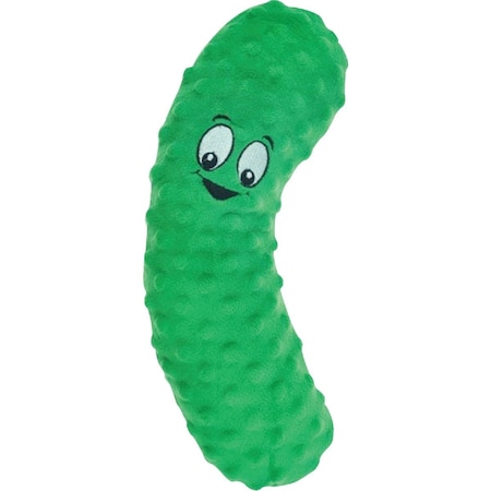 Boss Pet Chomper Food Junkeez Plush Pickle Small Dog Toy ZD2200 12 25