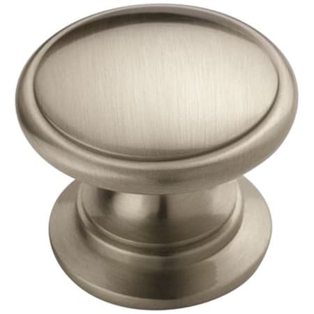Amerock Allison Value Series Cabinet Knob, 1116 in Projection, Zinc, Satin Nickel BP53012G10