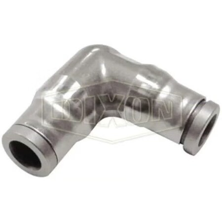 Dixon Legris by Push-In Union Elbow, 1/4 in Nominal, Tube, 290 psi Pressure, SS, Domestic 38025600