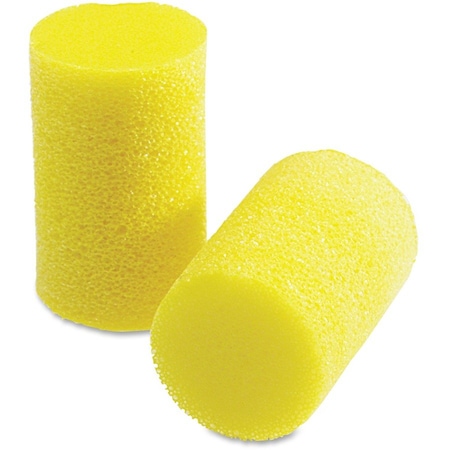 3M No PVC Cylinder Shape, 29 dB, Yellow, 200 PK 310-1101