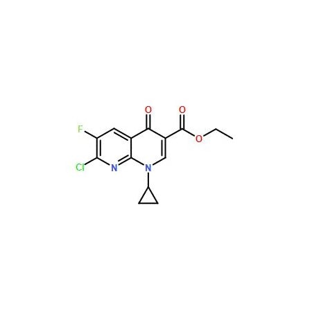 Ak Scientific Ethyl 1-cyclopropyl-7-chloro-6-fluoro-1, 4-dihydro-4-oxo-1, 8-naphthylridine carboxylate (100g), CAS V2197-100g
