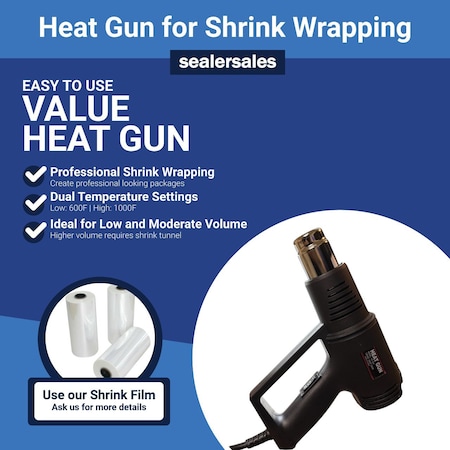 Sealer Sales Economy Heat Gun HG-1-BLK