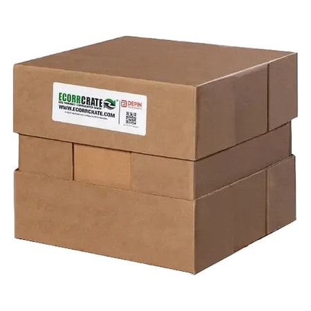 8-1/2 in x 11 in x 8-1/2 in Shipping Crate, Brown, Cross-Laminated Paper Board, 5 PK