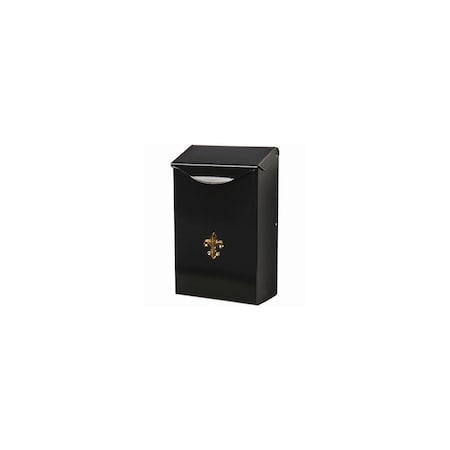 Gibraltar Mailboxes Mailbox Gibraltar es City Classic Galvanized Steel Wall Mount Black Powder Coated BW110000