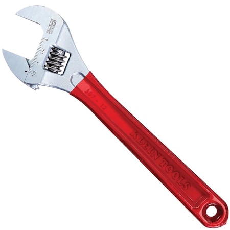 Klein Tools Adjustable Wrench Extra Capacity, 12-Inch D507-12