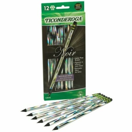 Dixon Ticonderoga PENCIL, HOLOGRAPHIC, #2, 12CT DIX13970