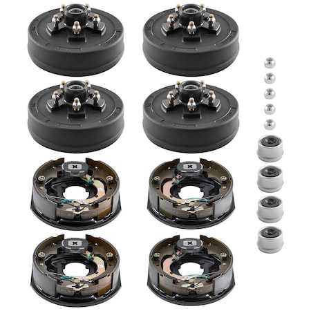 Vevor Electric Trailer Brake Kit 10 x 2-1/4 in Trailer Brakes for 3500 lbs Axle 4/1/3500