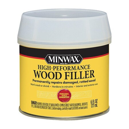 Minwax Wood Filler, Natural, 6 oz, Tub 41600000