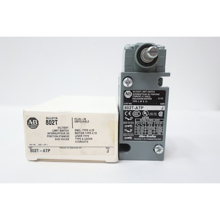 Allen Bradley OILTIGHT LIMIT SWITCH 120-300V-AC 802T-ATP