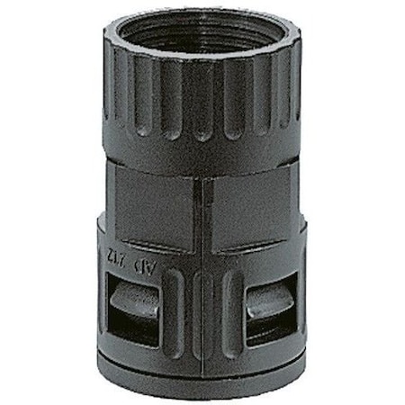 Flexa Gmbh RQG2-U OD 21.2 Thread UNEF 5/8 in. -24 IP 68 69K Straight Black 5020.047.207