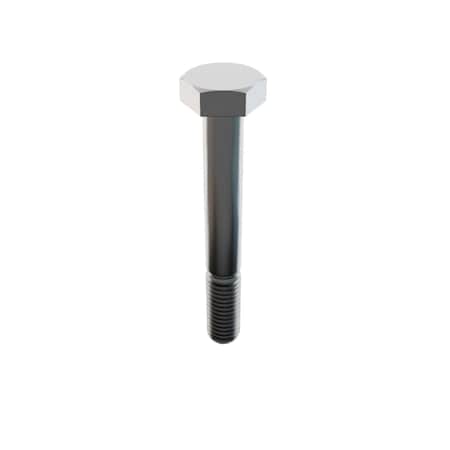 Zoro Select 18-8, 1/2"-13 Hex Head Cap Screw, Plain Stainless Steel, 3-3/4 in L, 10 PK 1-193-50c-375