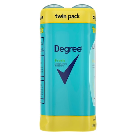 Degree Fresh Antiperspirant Deodorant, Twin Pack, 5.2 Ounce, 6PK 64771038