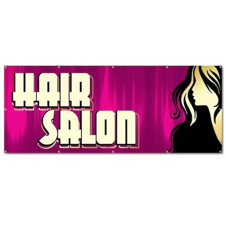 Signmission Hair Salon, 48 Inch, Banner B-120-30384