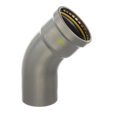 Viega MegaPressG 45 street elbow P 3 FTG IPS 3 carbon steel zinc-nickel coating 28650