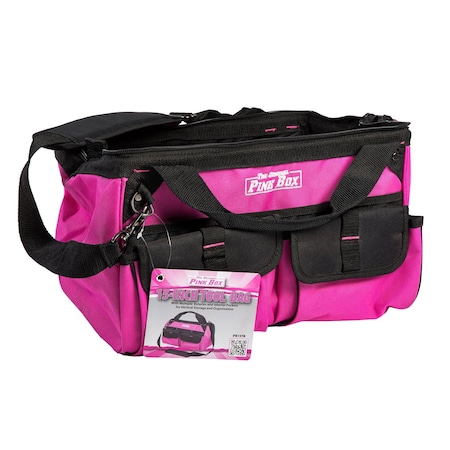 The Original Pink Box 15-Inch Canvas Tool Bag, Pink PB15TB
