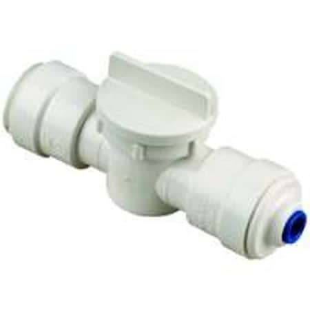 Watts In-Line Valve, 1/2 x 1/4 in Connection, Sweat x Sweat, 250 psi Pressure, Thermoplastic Body 3555-1006/P-671