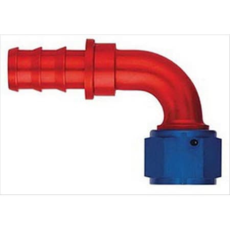Perfectpitch FCM1534 -10 An 90 Degree Straight Socketless Fitting, Red And Blue PE651308