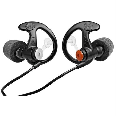 Surefire EP7 Sonic Defenders Ultra Earplugs, Foam Tipped, Black - Large, 1 Pair EP7-BK-LPR