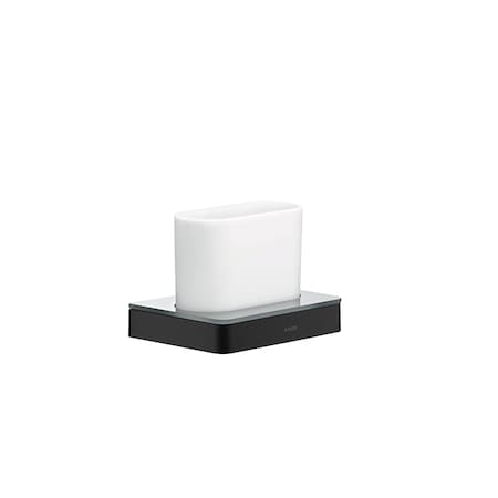 Axor Universal SoftSquare Toothbrush Tumbler in Matte Black 42834670