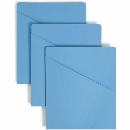 Smead Colored Slash Jackets, Blue, PK25 75431