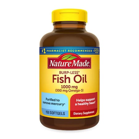 Pharmavite Fish Oil, 1000mg, Burp-Less, 150PK 31604026653