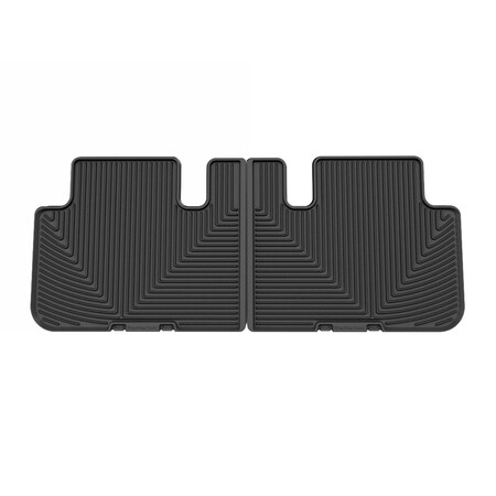 Weathertech Black, Rear All Weather Floor Mats W644
