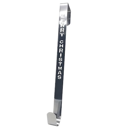 Hometown Holidays Merry Christmas Wreath Hanger, Metal, Over the Door Mounting 12601