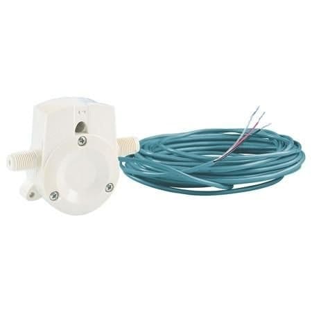 Omega Micro Flow Meter, Low-Flow, Liquid (Water), 0.11 LPM to 2.6 LPM, 1/4 ", NPT Male, 1 %, NPN, Polypro FP-5061