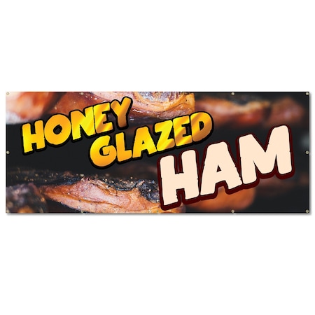 Signmission Honey Glazed Ham, 48 Inch, Banner B-120-30393