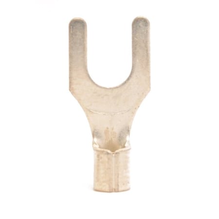 Hillsdale Terminal Fork Terminal, 1/4 in Stud Size, 10 AWG, 600 V, 500 PK 10234BZ