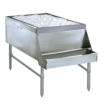 Advance Tabco Prestige Ice Chest 24 in. wide pass thru without cold plate PRPT-2442