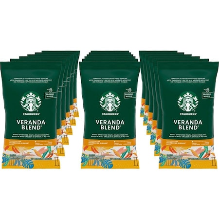 Starbucks Coffe, Ground, Veranda, 2.5 oz., PK18 SBK12411961