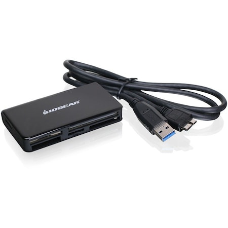 Iogear USB 3.0 MULTI-CARD READER/ WRITER SUP 59 DIFFERENT MEM CARDS GFR381