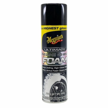 Meguiars Wax G210419 19 oz Ultimate Insane Shine Foam Tire Dressing M55-G210419