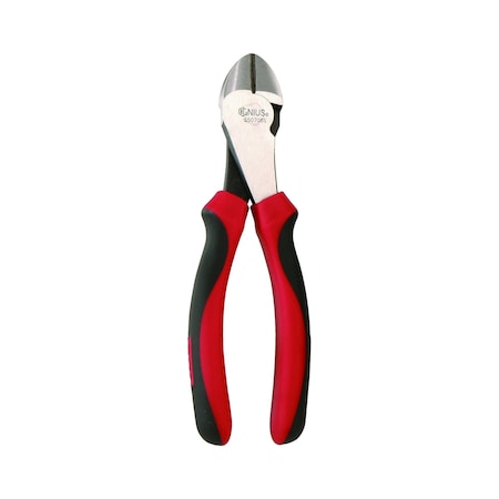 Genius Tools Heavy Duty Diagonal Cutting Pliers, 7in L Soft Handle 550708S