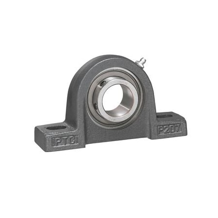 Iptci Pillow Block Ball Bearing Mounted Unit, Cast Iron Housing Material, 3/4 in Dia SBP204-12G