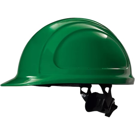 North Type I, Cap Style Hard Hat w/HDPE Shell, 4-Point Textile Suspension and Wheel Ratchet Adj. N10R040000